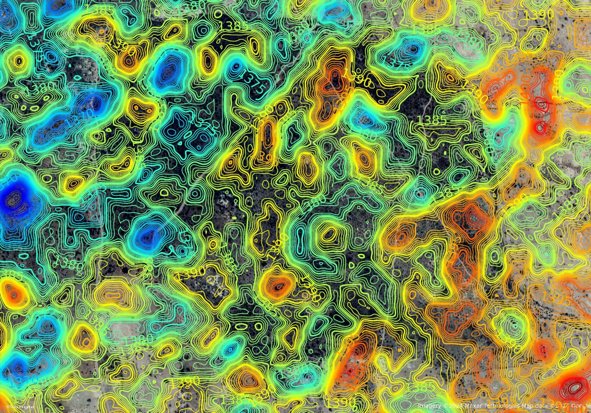 permaculture contour map