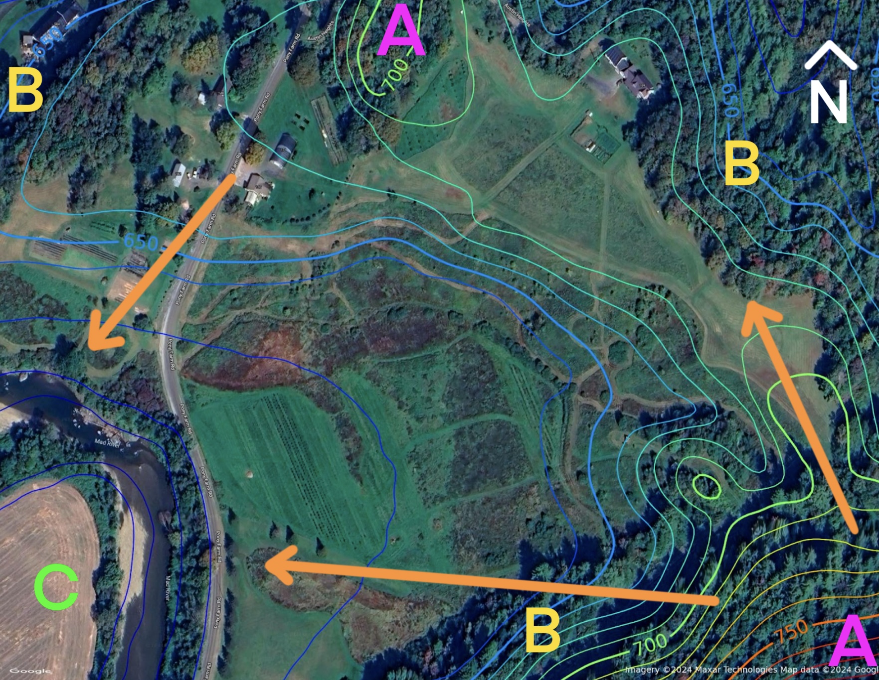 permaculture contour map